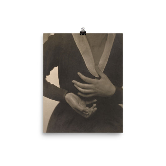 Alfred Stieglitz - Georgia O'Keeffe - Hands 1917 Print Poster