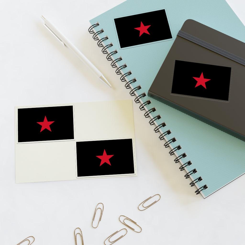 EZLN Flag Zapatista Sticker Sheet - Art Unlimited