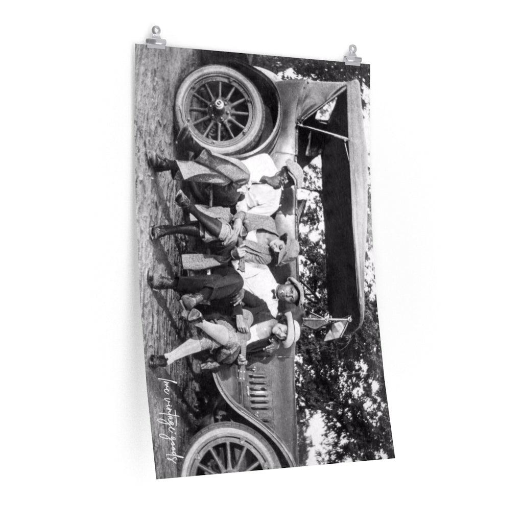 African American Black Couples With Ukuleles Print Poster - Art Unlimited