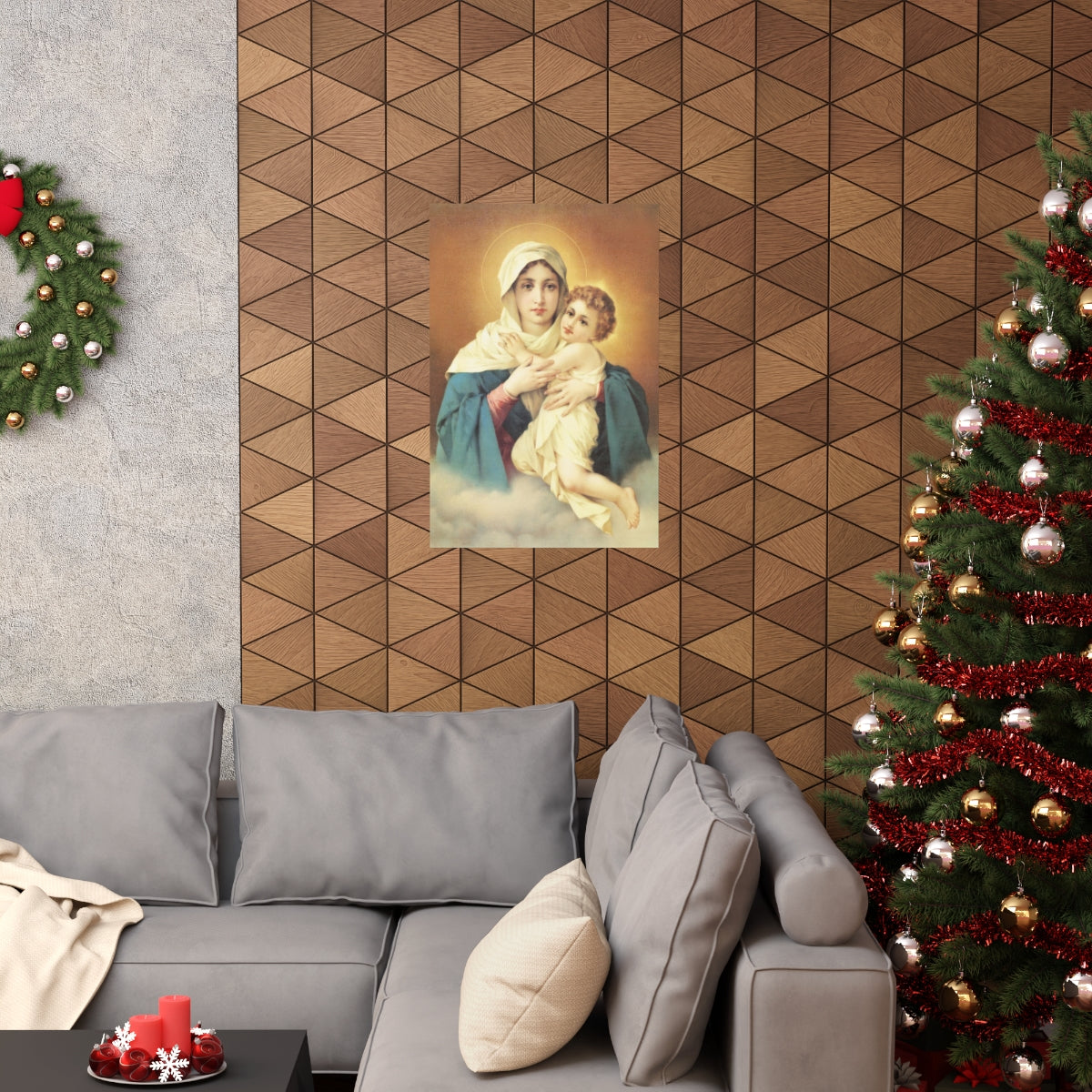 Our Lady of Grace Memorare Print Poster