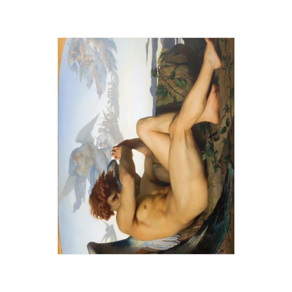 Fallen Angel Alexandre Cabanel Original Print Poster - Art Unlimited