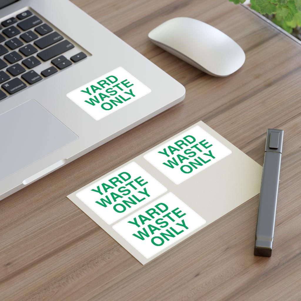 Yard Waste Only Sticker Sheet - Art Unlimited