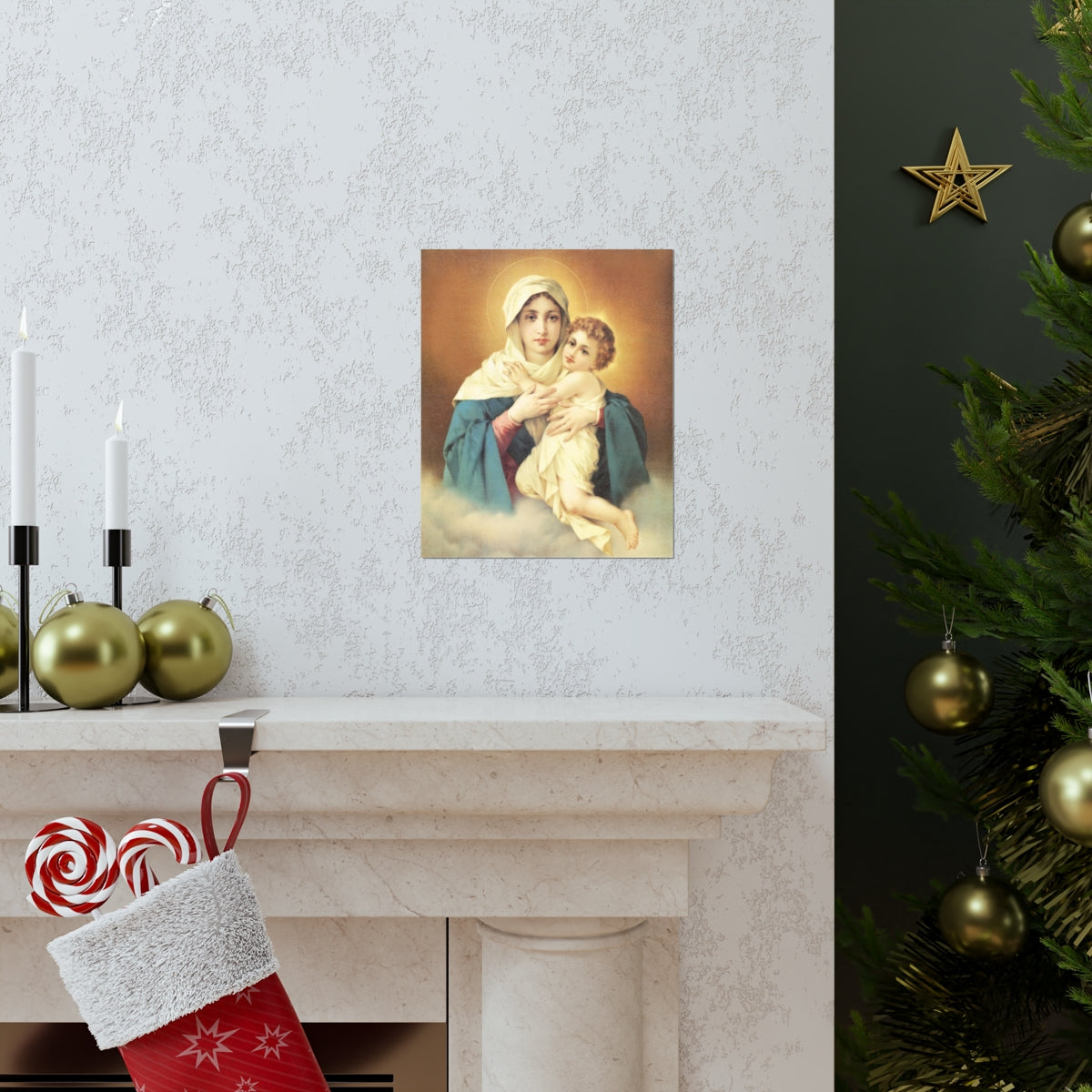 Our Lady of Grace Memorare Print Poster