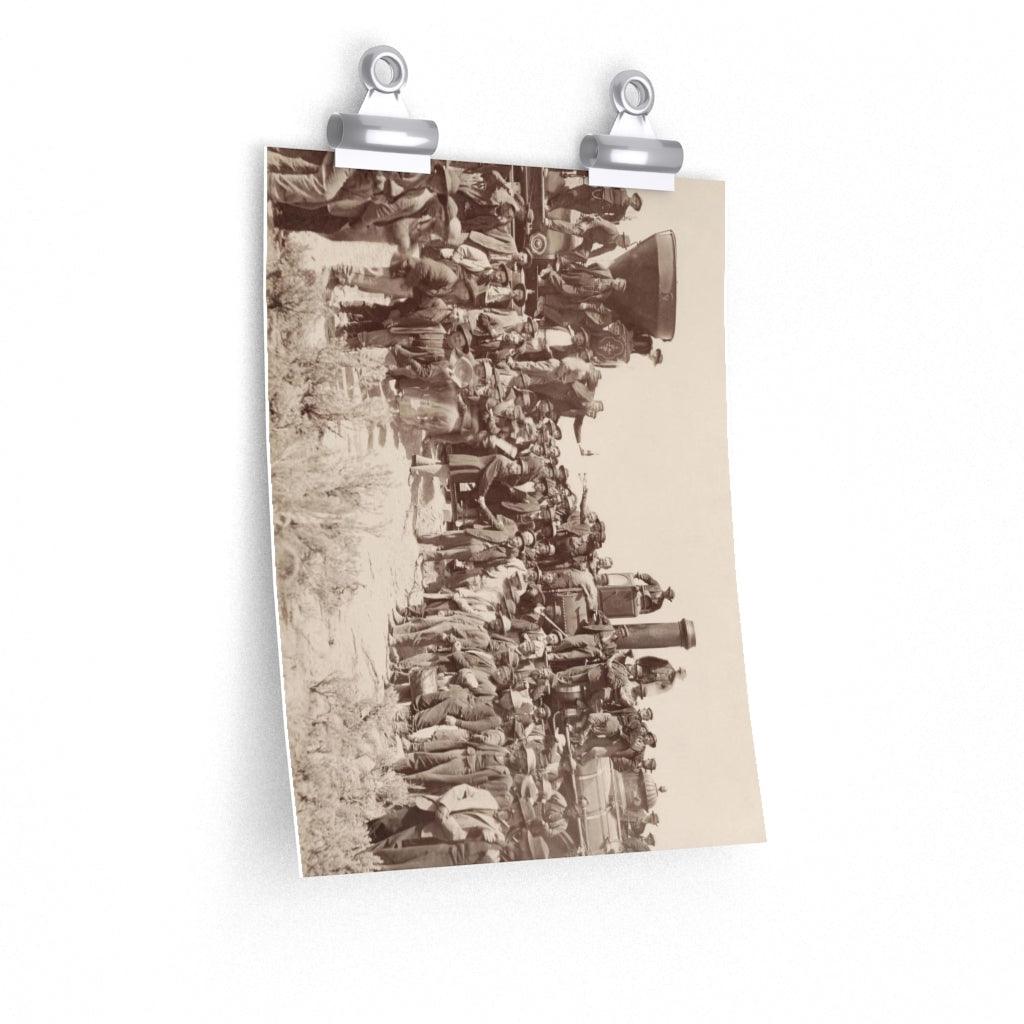 First Transcontinental Railroad East Meets West 1869 Print Poster - Art Unlimited