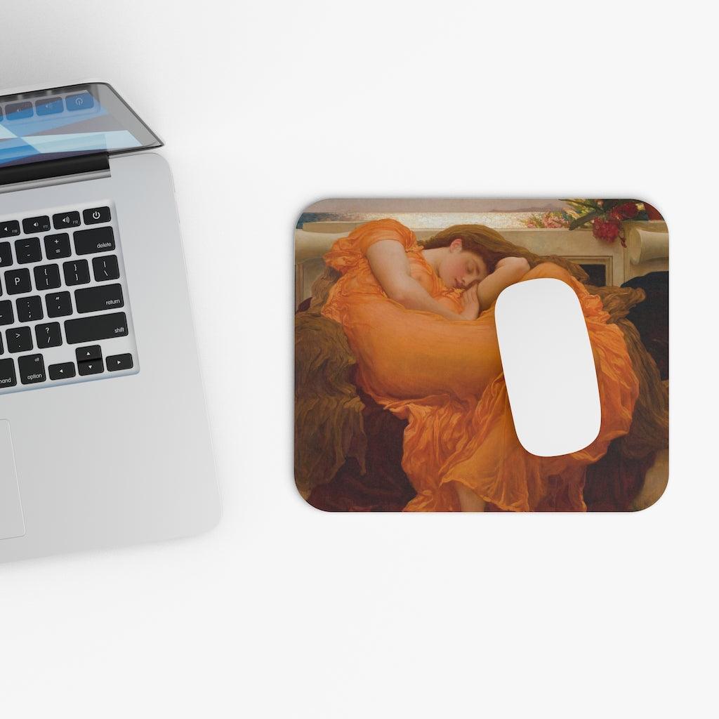 Flaming June Frederic Leighton Mouse Pad - Art Unlimited