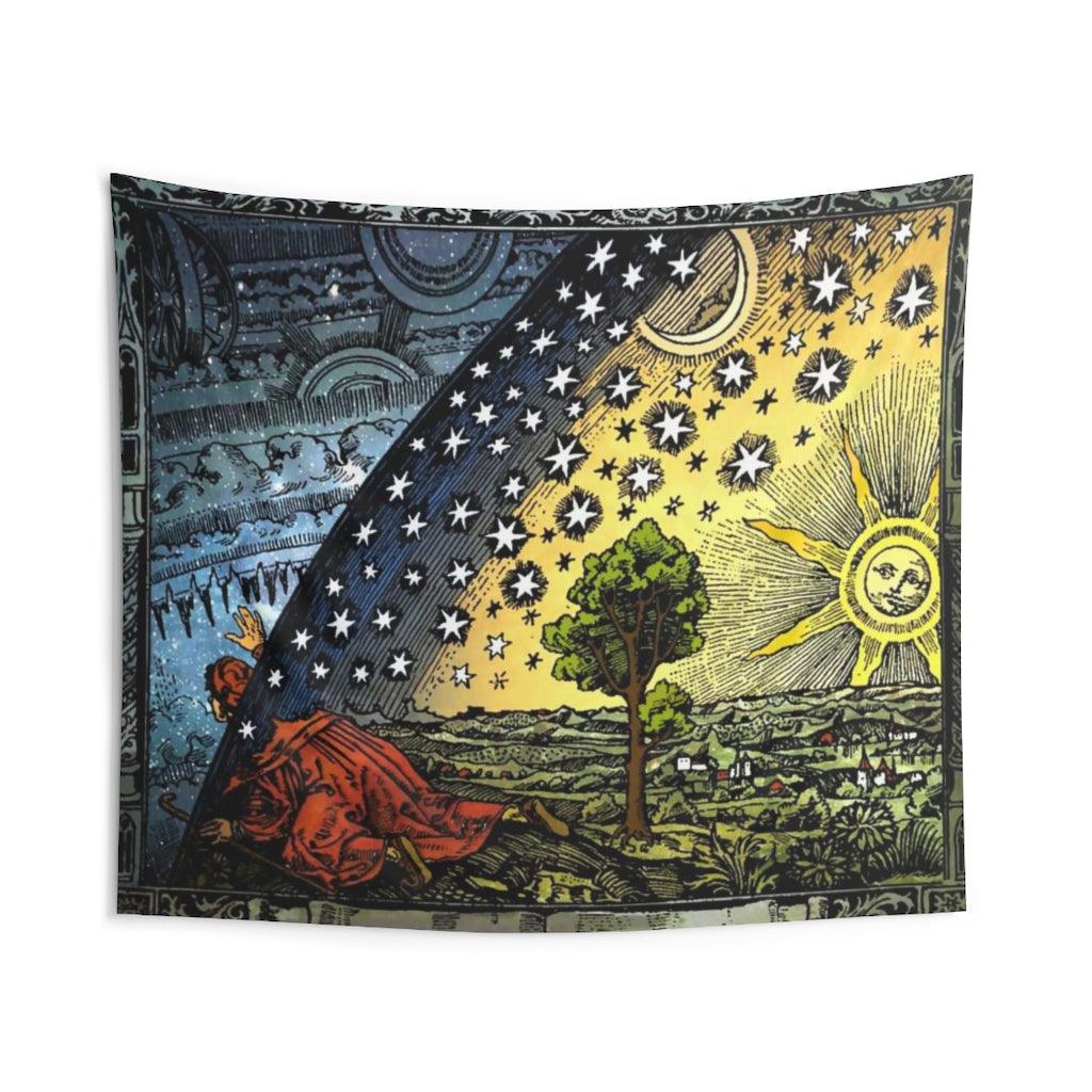 Flammarion Engraving Wall Tapestry - Art Unlimited