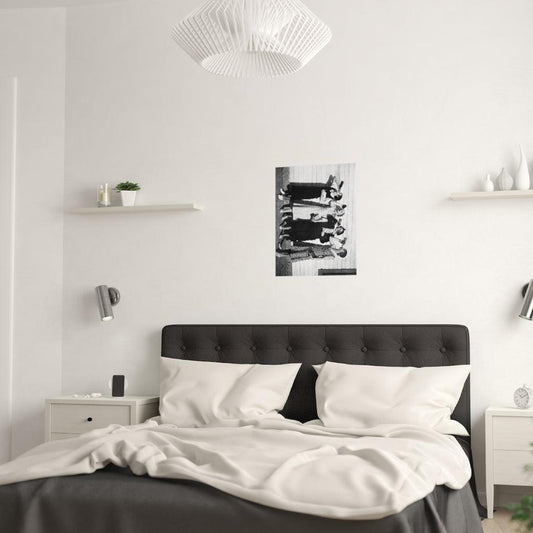 Flapper Girls Drinking Vintage Roaring Twenties 1925 Print Poster - Art Unlimited