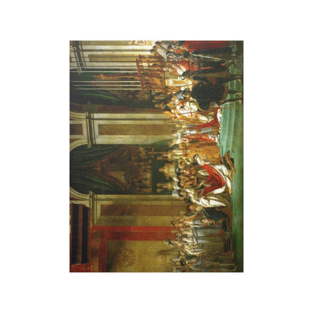 Jacques Louis David The Consecration Of The Emperor Napoleon And The Coronation Of The Empress Josephine Print Poster - Art Unlimited