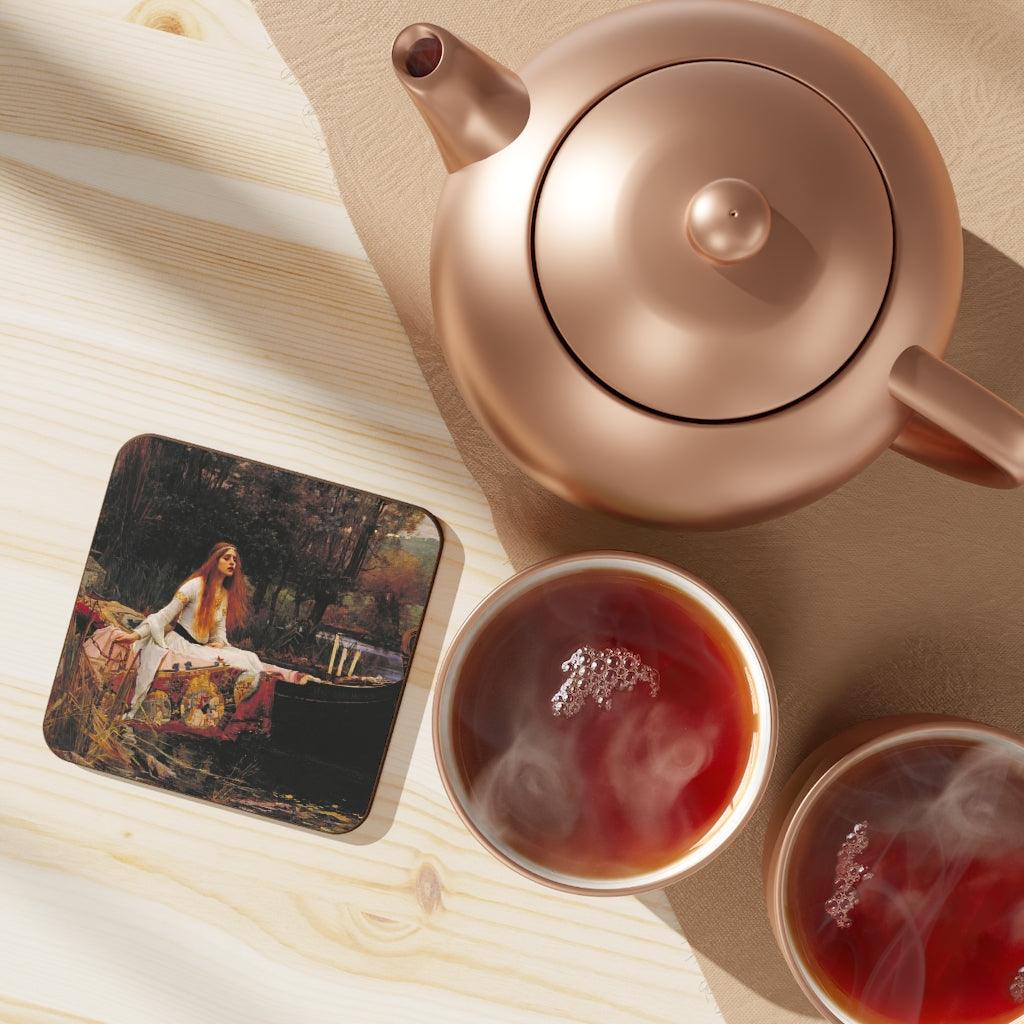 John William Waterhouse Lady Of Shalott Hardboard Back Coaster - Art Unlimited