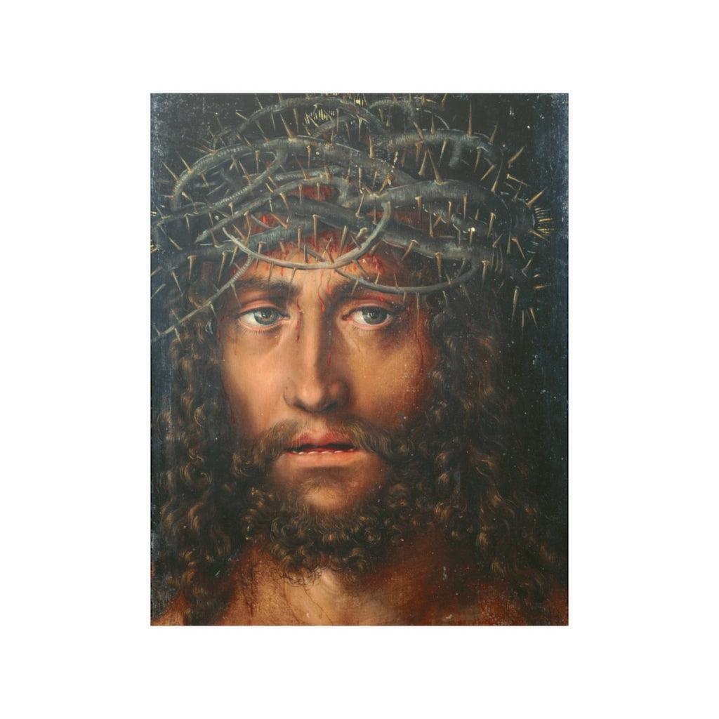 Lucas Cranach - Head Of Christ Crowned With Thorns 1510 Print Poster - Art Unlimited