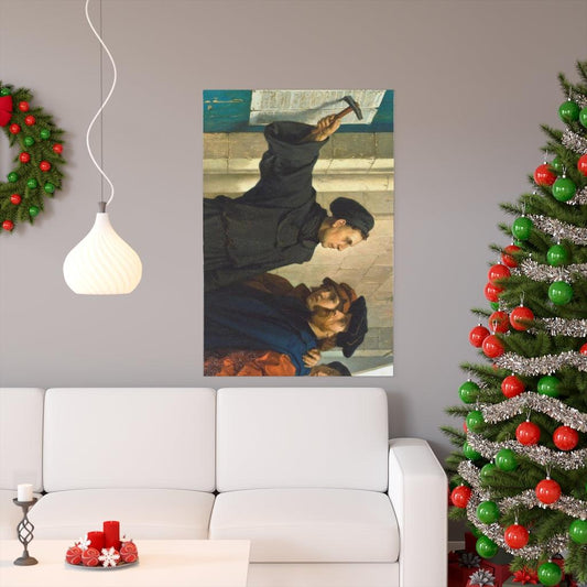 Martin Luther - 95 Theses Reformation Print Poster - Art Unlimited