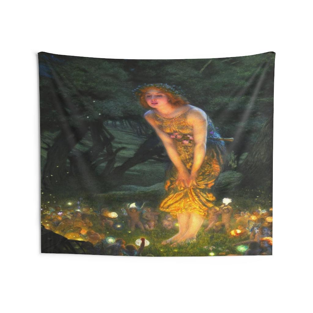 Midsummer Eve - Edward Robert Hughes Wall Tapestry - Art Unlimited