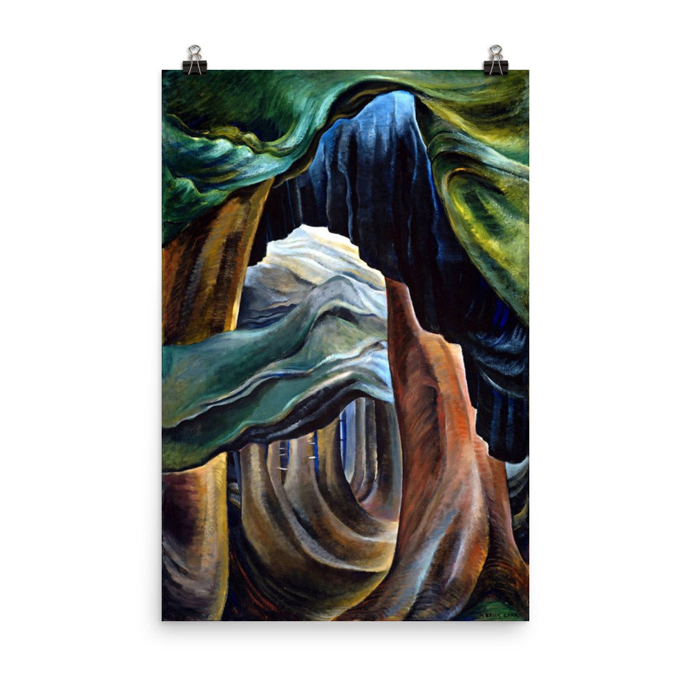 Emily Carr Forest British Columbia Print Poster