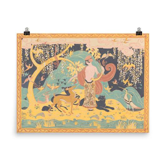 The Enchanted Isle Forest Of Beautiful Sounds By Arthur Crisp 1923 Print Poster