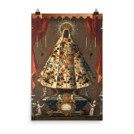 Black Madonna Painting 1745 Print Poster
