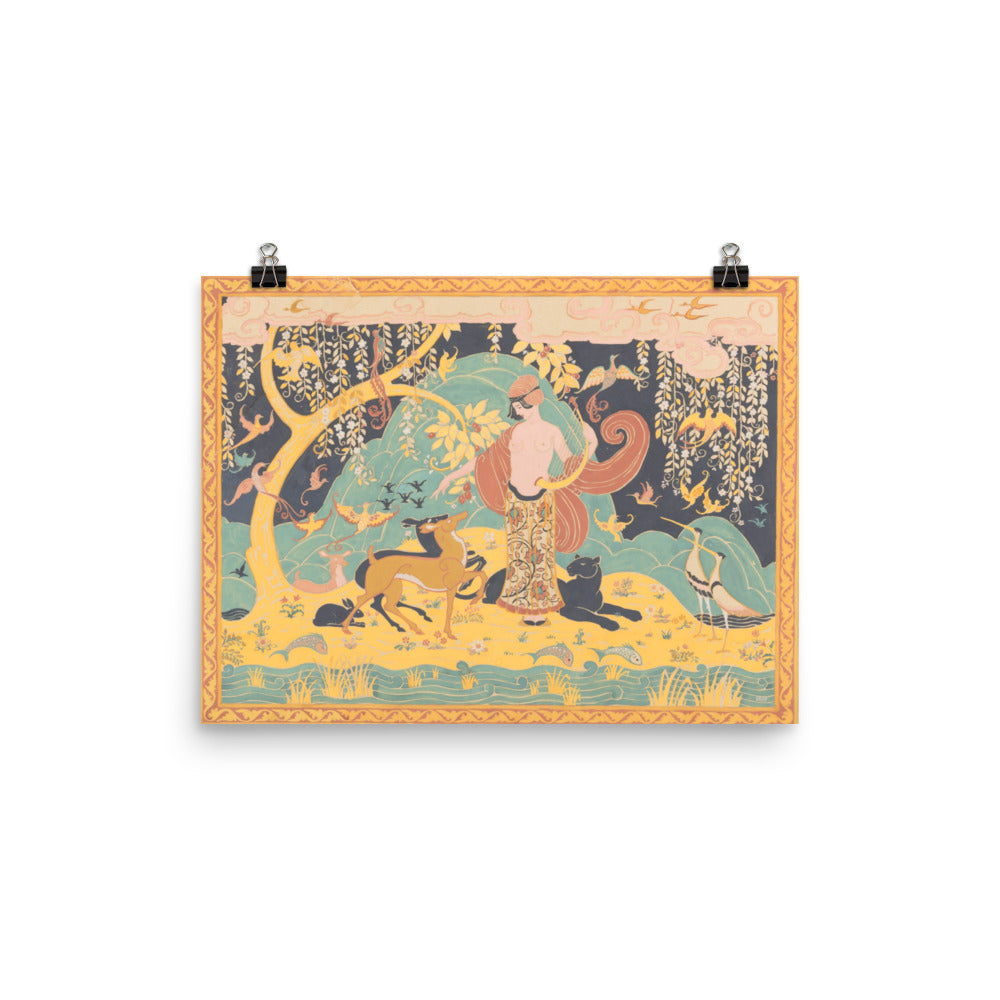 The Enchanted Isle Forest Of Beautiful Sounds By Arthur Crisp 1923 Print Poster