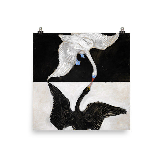 The Swan No. 1 by Hilma af Klint Print Poster