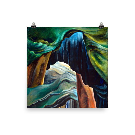 Emily Carr Forest British Columbia Print Poster