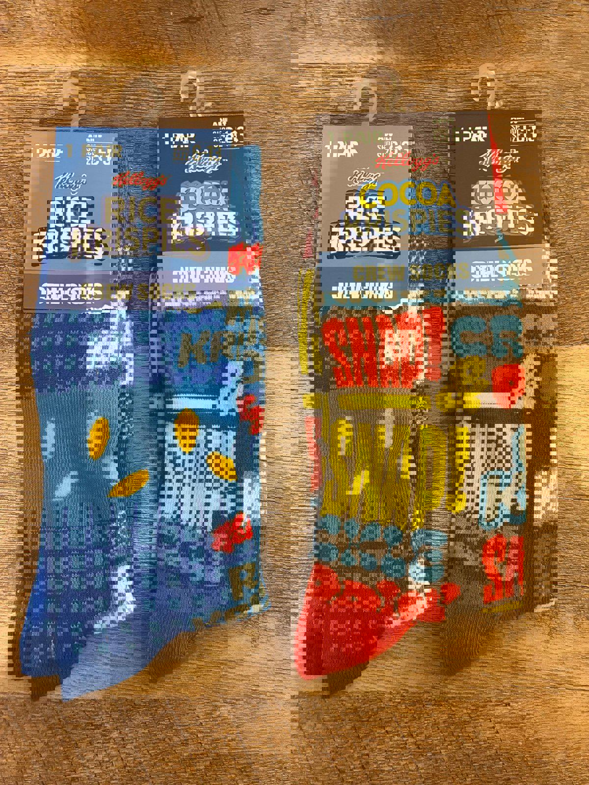 Rice Krispies And Coca Krispies Crew Socks (Brand New)