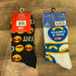 Cheez Its And Mac And Cheese Crew Socks (Brand New)