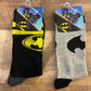 Batman Symbol Logo - DC Comics - Crew Socks (Brand New)