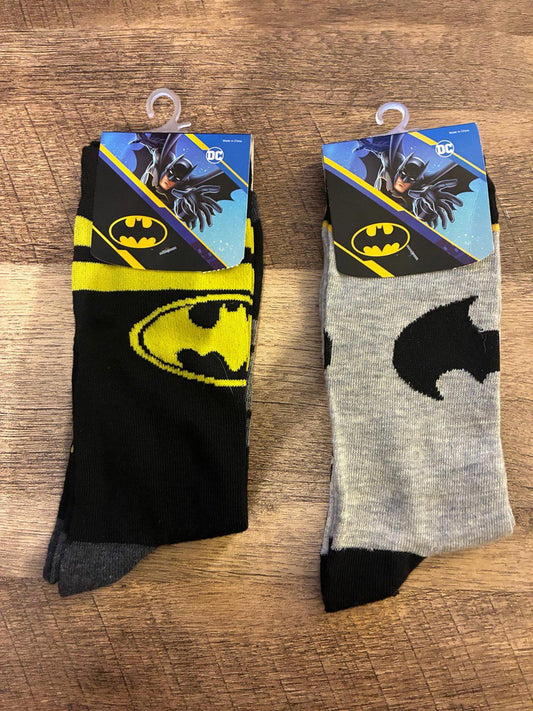 Batman Symbol Logo - DC Comics - Crew Socks (Brand New)