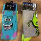 Monsters Inc - Sully - Mike Wazowski Crew Socks (Brand New)