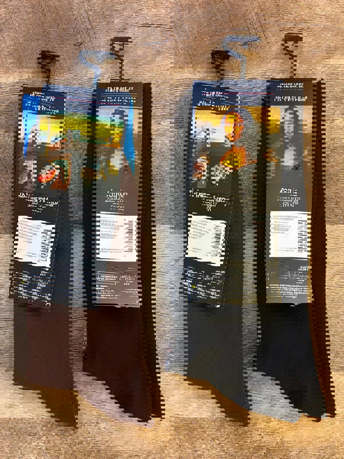 Mona Lisa Persistence Memory Time Da Vinci Picasso Socks NEW