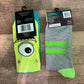 Monsters Inc - Sully - Mike Wazowski Crew Socks (Brand New)