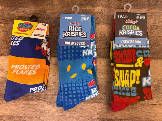 Frosted Flakes Rice Krispy Treats Cocoa Krisps Socks (New)