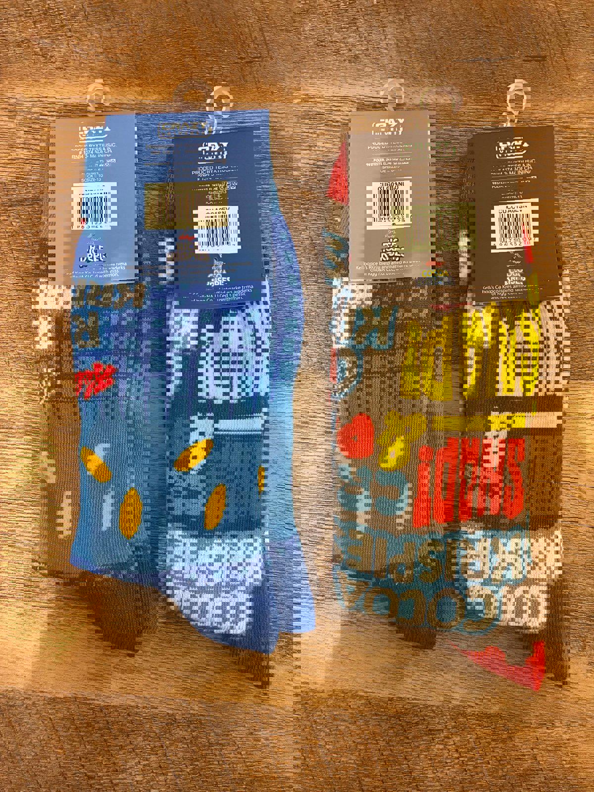 Rice Krispies And Coca Krispies Crew Socks (Brand New)