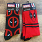 Deadpool Movie Marvel (2 Pairs Of Socks) (Brand New)