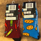 Elmo And Cookie Monster Sesame Street Crew Socks (Brand New)