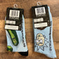 Rick And Morty Crew Sock 2 Pack (Brand New) - Pickle Rick