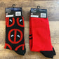 Deadpool Movie Marvel (2 Pairs Of Socks) (Brand New)