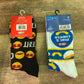 Cheez Its And Mac And Cheese Crew Socks (Brand New)