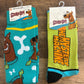 Scooby Doo - 2 Pairs Of Crew Socks (Brand New)