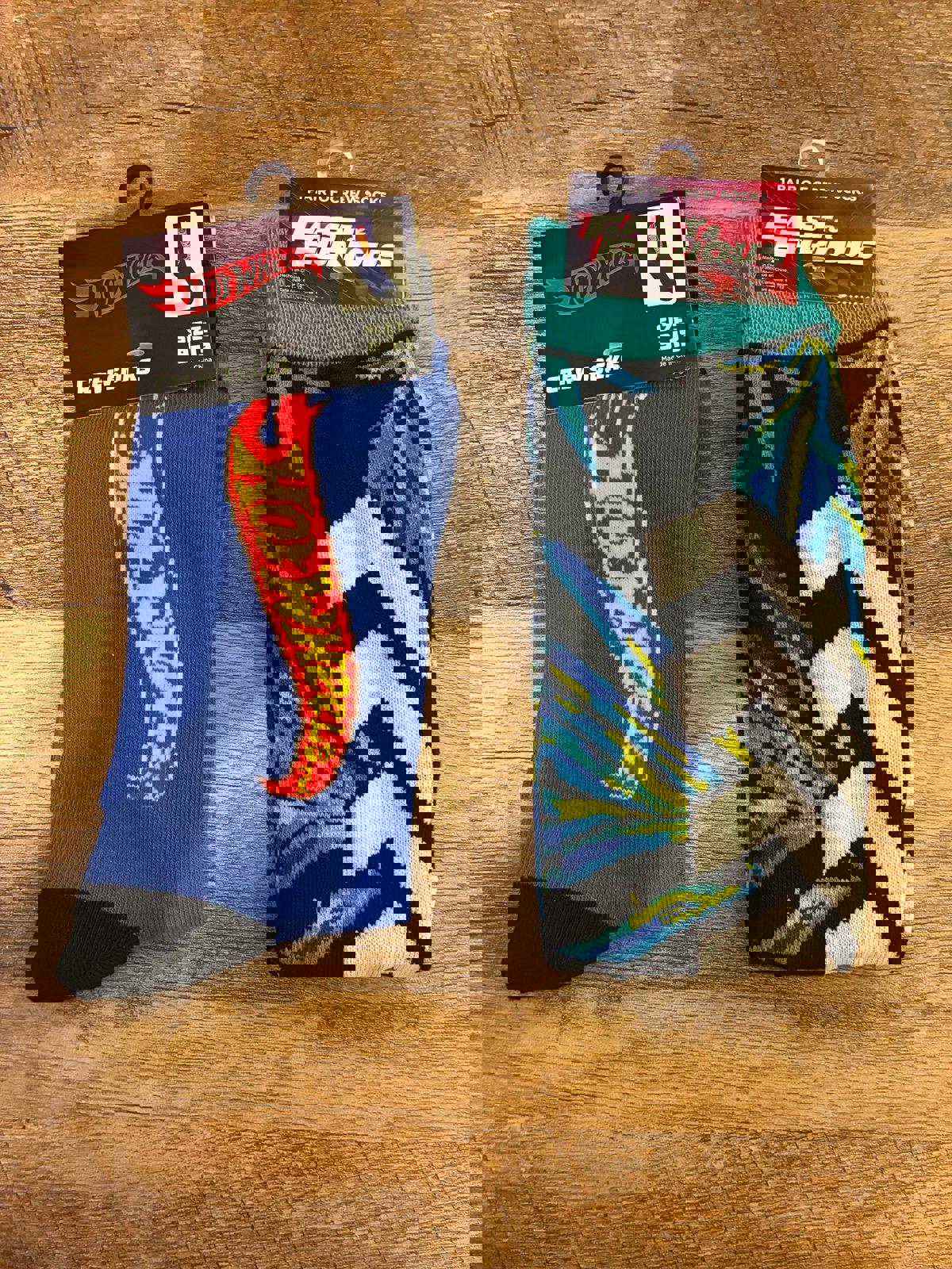 Fast And Furious And Hot Wheels Crew Socks (Brand New)