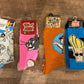 Looney Tunes Tom And Jerry Flintstones Johnny Bravo - Socks