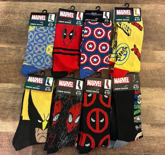 MARVEL SUPERHEROES PICK TWO PAIRS SOCKS - PM ME SOCK CHOICES