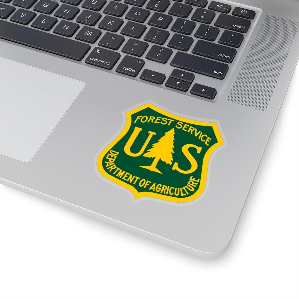 US Forest Service Shield Transparent Sticker - Art Unlimited