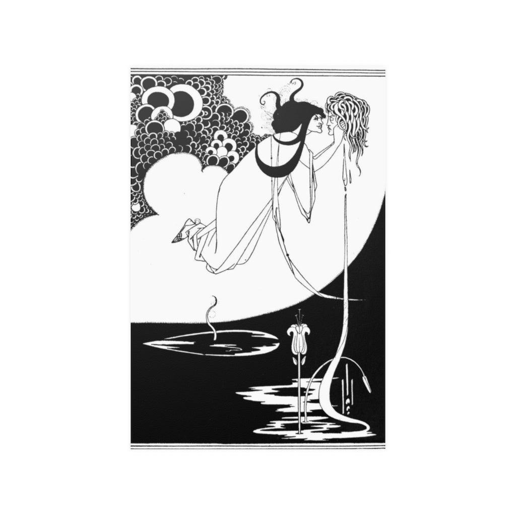 The Climax By Aubrey Beardsley From Salome By Oscar Wilde 1893 Print Poster - Art Unlimited