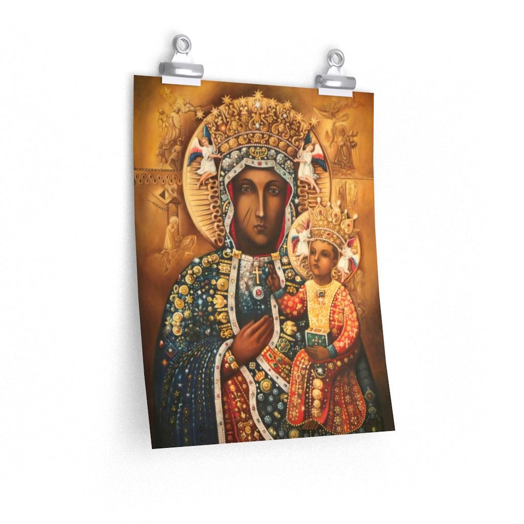 Our Lady Of Czestochowa Print Poster - Art Unlimited