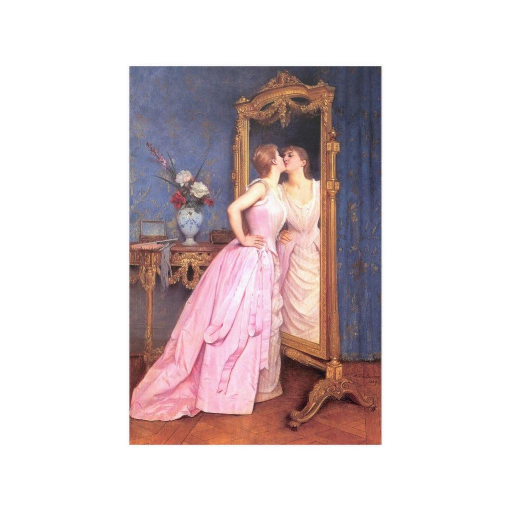 Vanity By Auguste Toulmouche Print Poster - Art Unlimited