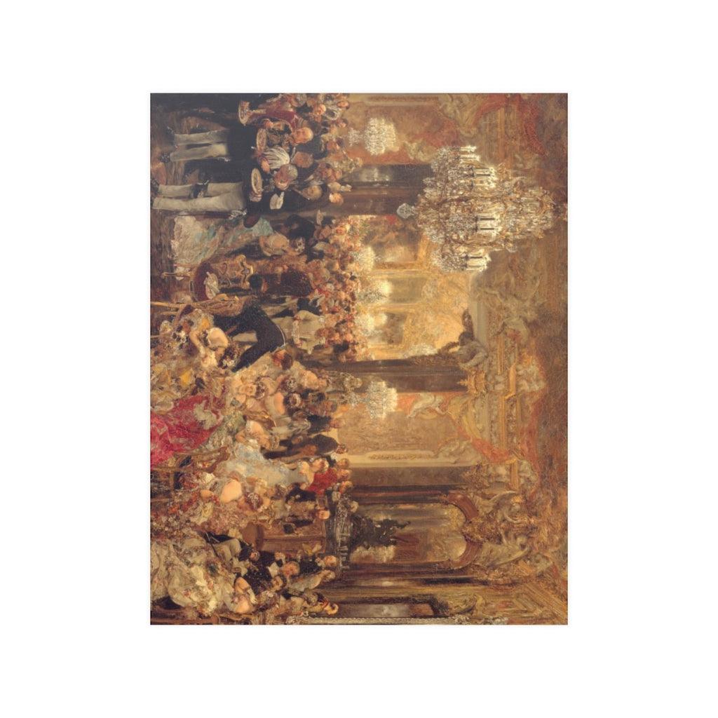 Adolph Menzel - The Dinner At The Ball 1878 Print Poster - Art Unlimited