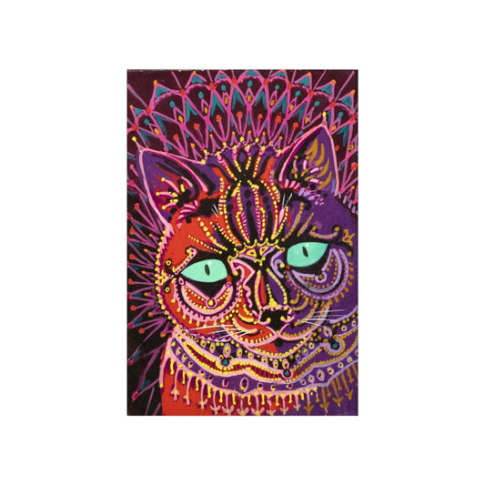 Louis Wain Kaleidoscope Cat Print Poster