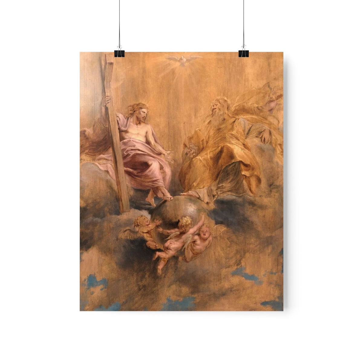 The Holy Trinity Peter Paul Rubens Print Poster