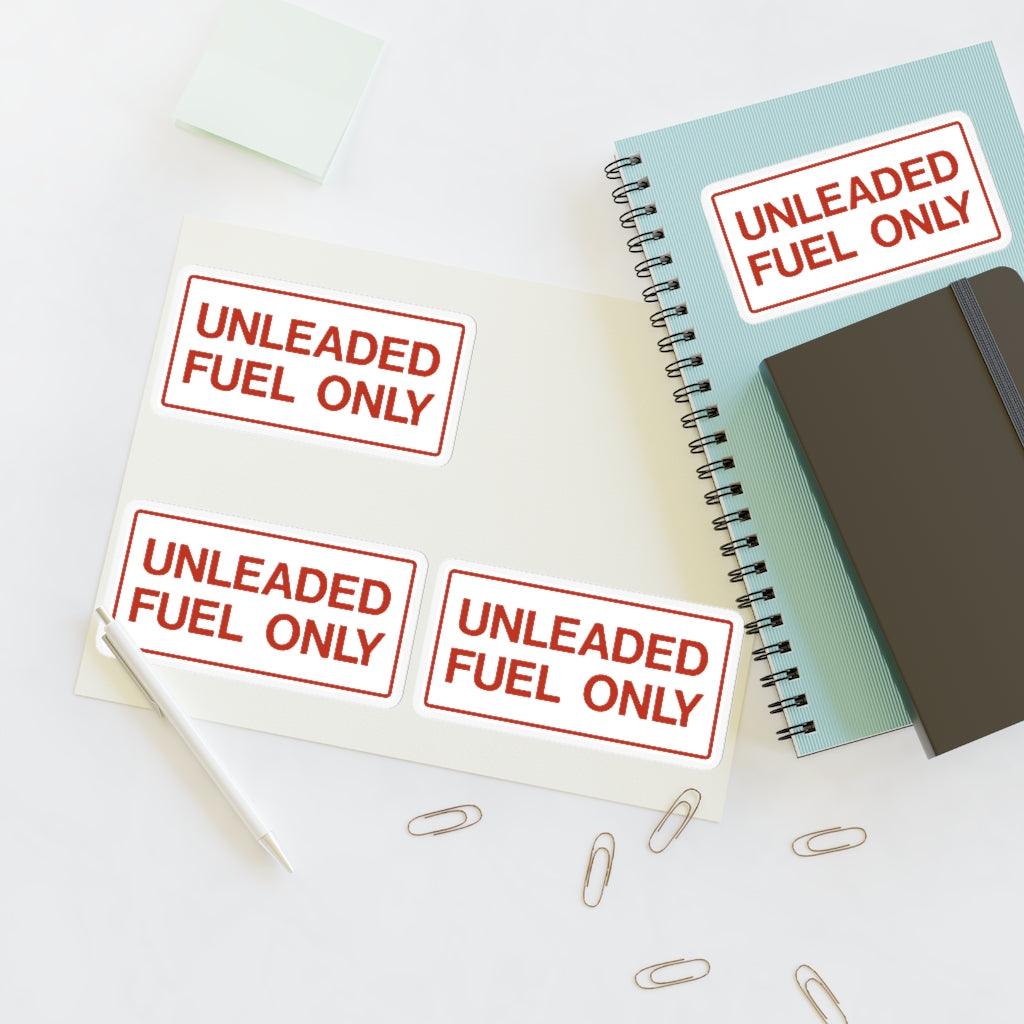 Unleaded Fuel Only Sticker Sheet - Art Unlimited