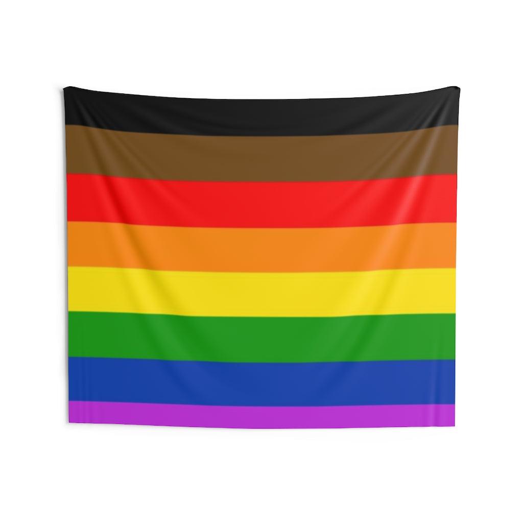 Philadelphia LGBTQ Pride Flag Wall Tapestry - Art Unlimited