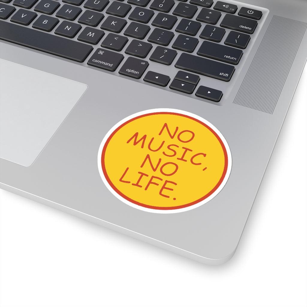 No Music No Life Sticker - Art Unlimited